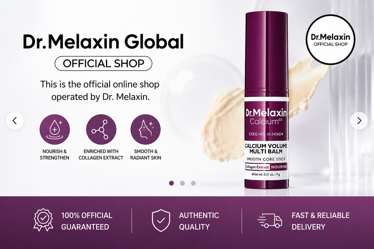 [Dr.Melaxin Official] Calcium Multi Balm Eye Care