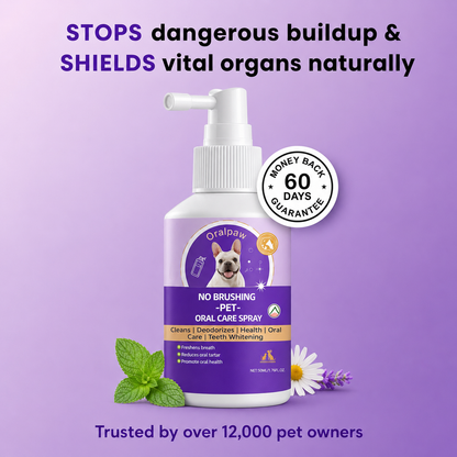 🍃NO BRUSHING oral care spray for dogs cats
